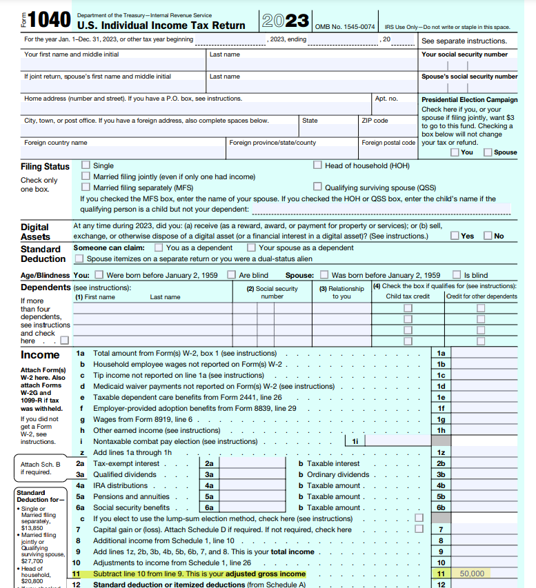 where do i find my agi on my tax return 1040