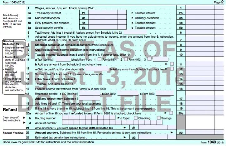 Which Tax Form To File Now That 1040A & 1040EZ Are No Longer Used?