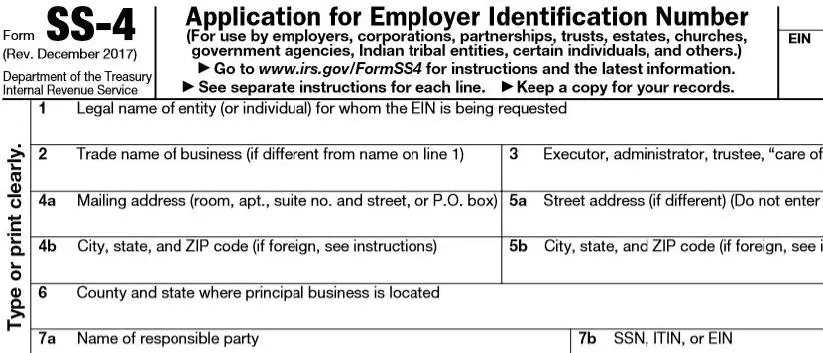 What Is Irs Form Ss 5