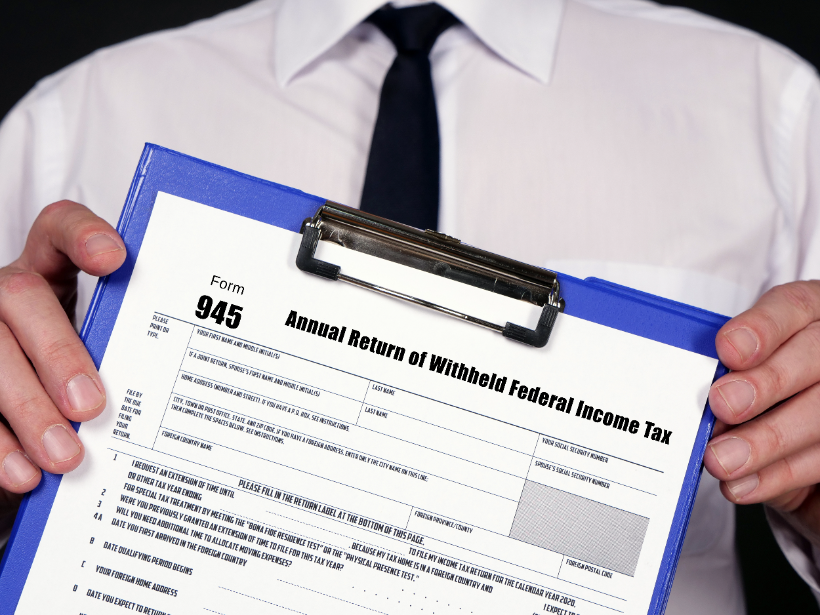 El fin comercial de la Forma 945: Los pagos no salariales y la declaración anual del impuesto federal sobre la renta retenido